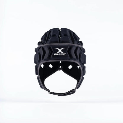 Casque de protection crânienne Gilbert noir vu de face