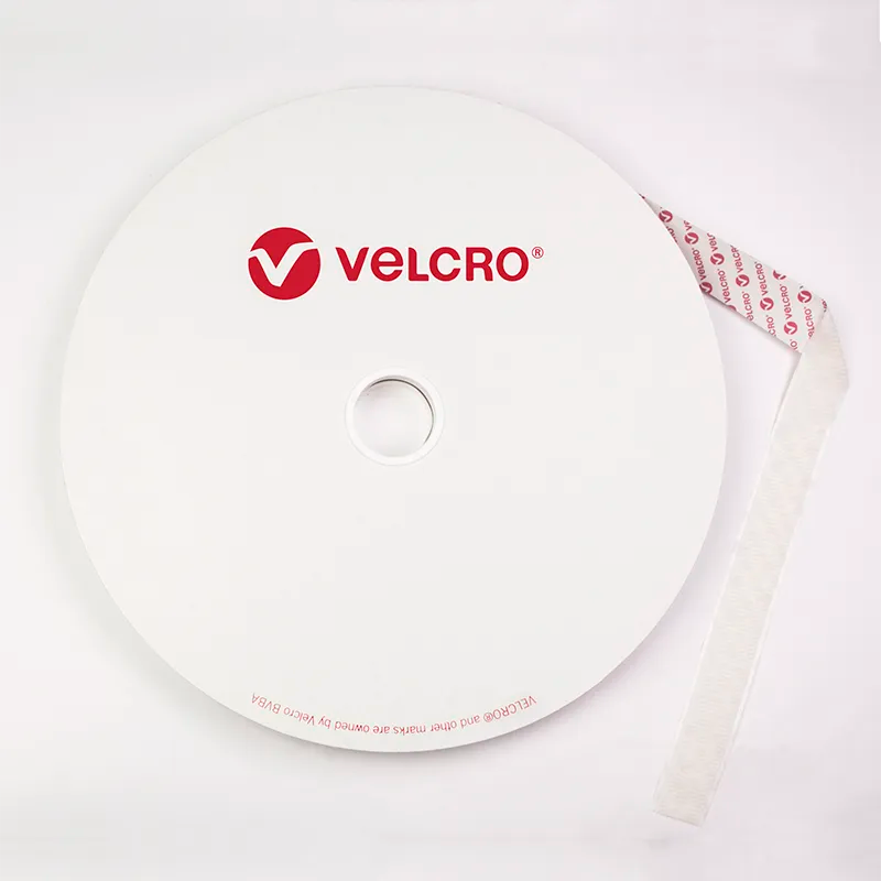 Rouleau de 25 M de Velcro® adhésif CROCHET blanc 25mm