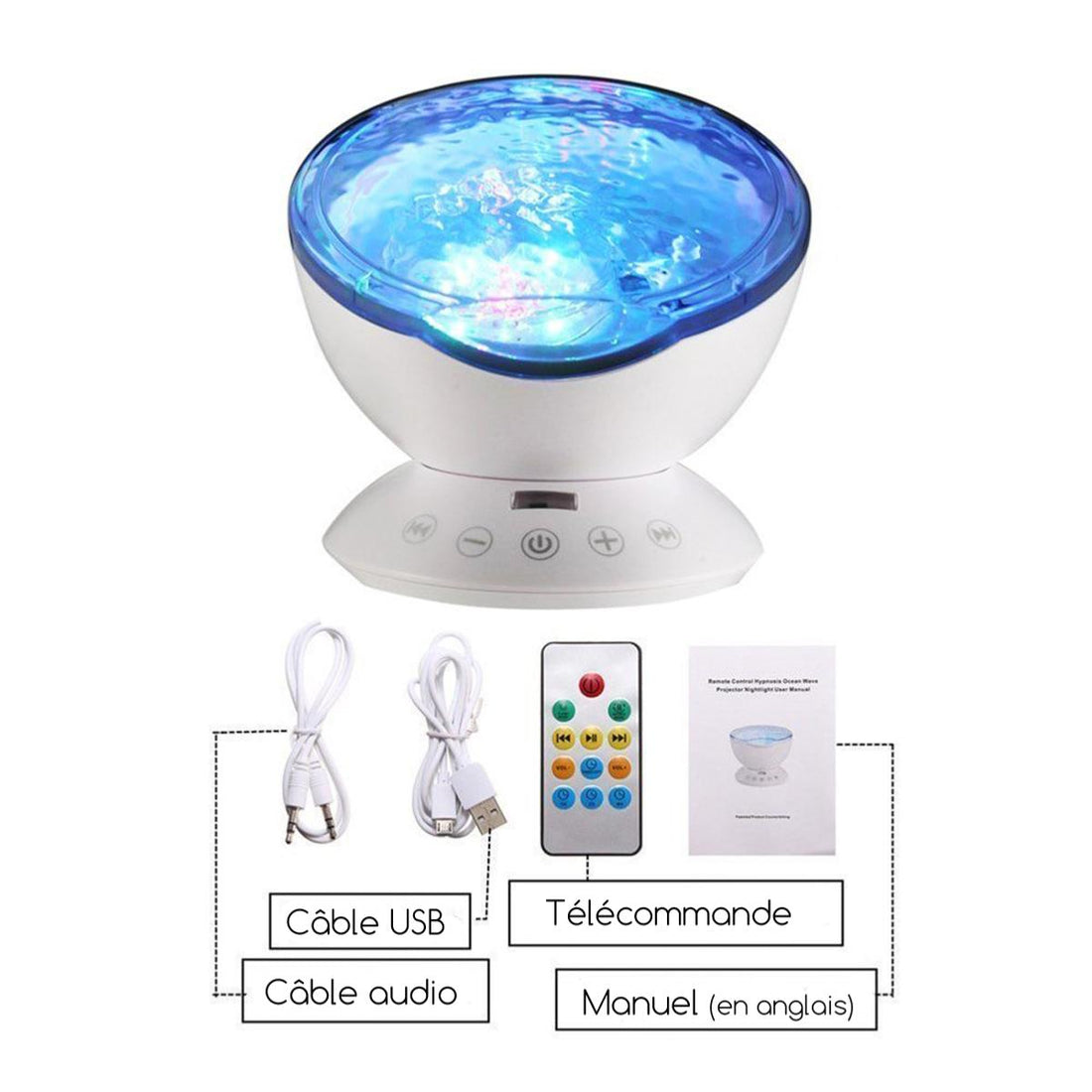 Lampe à projection Océan