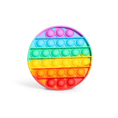 Pop It fidget arc-en-ciel ROND