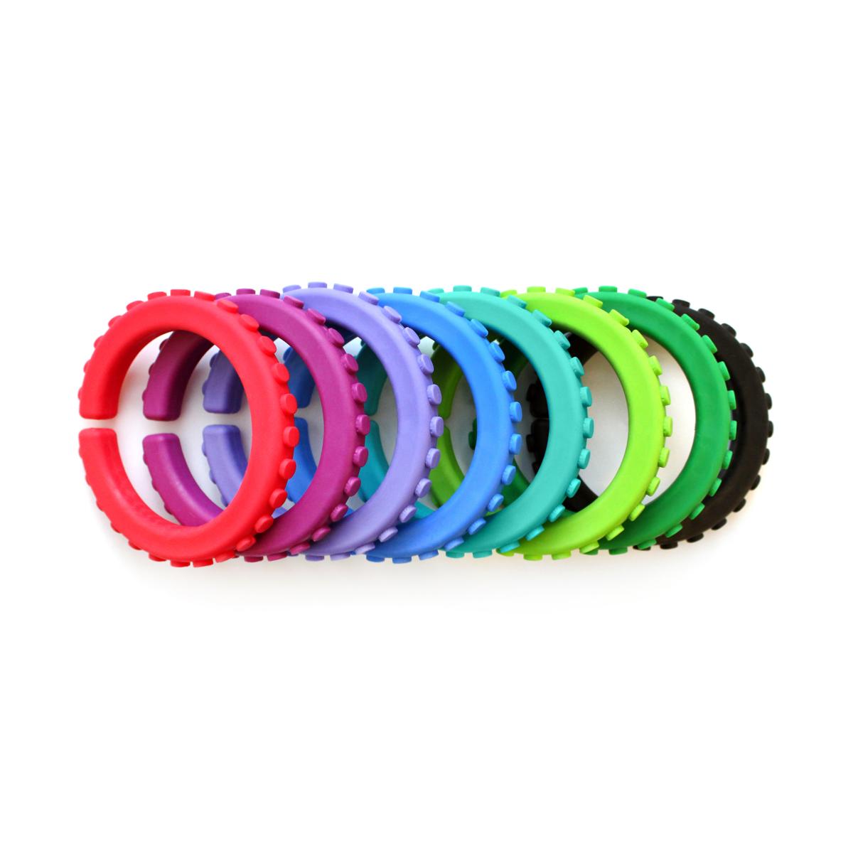 Lot de 4 bracelets sensoriels pour enfants - Texture et apaisement - Soulage le stress - Jouet apaisant pour tout-petits filles et garçons Lot de 4 bracelets sensoriels pour enfants - Texture et apaisement - Soulage le stress - Jouet apaisant pour tout-petits filles et garçons