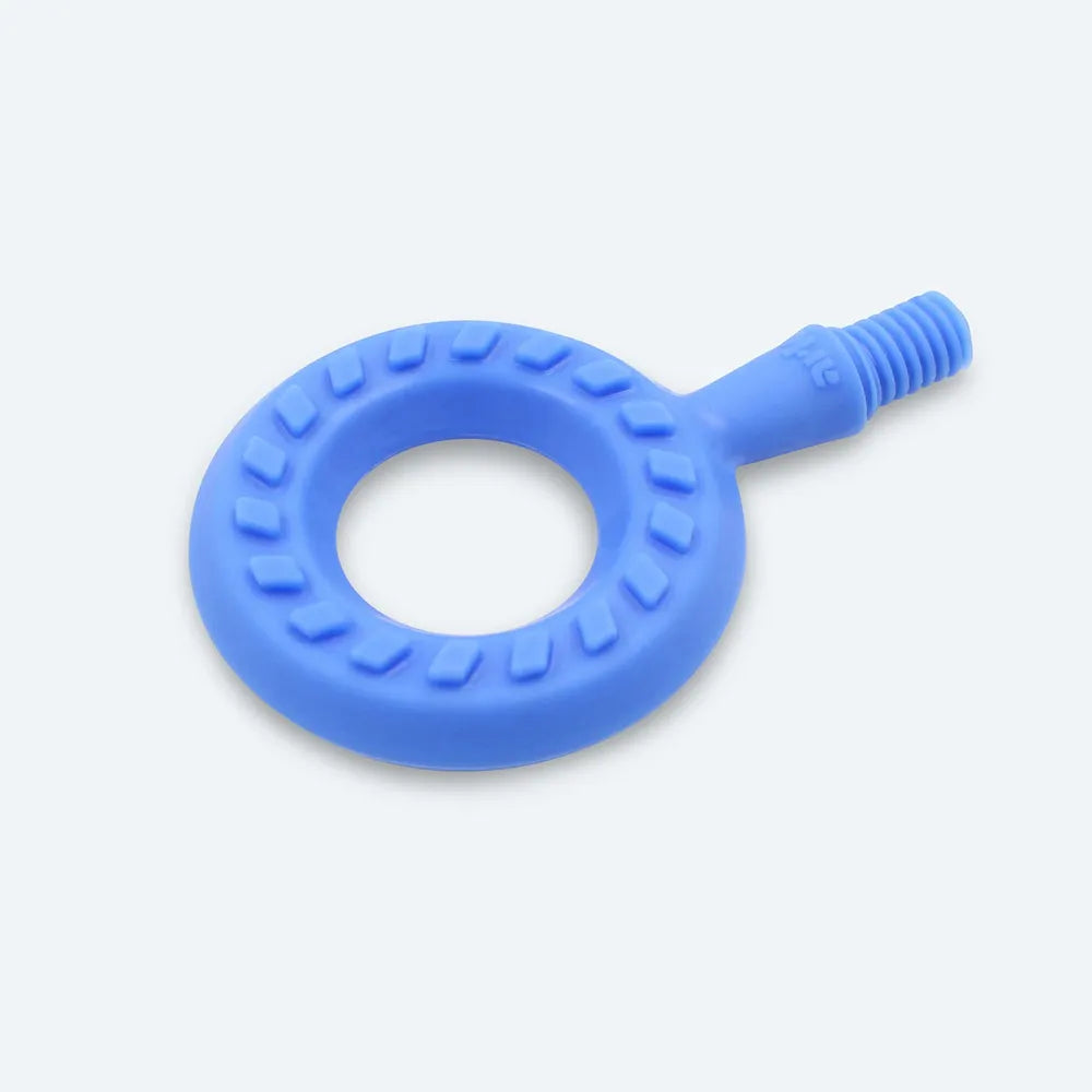 Embout rond bleu ARK pour Z‑Vibe avec reliefs sensoriels.