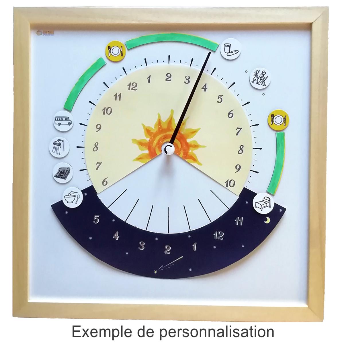Horloge Synopte® personnalisable Autisme Diffusion