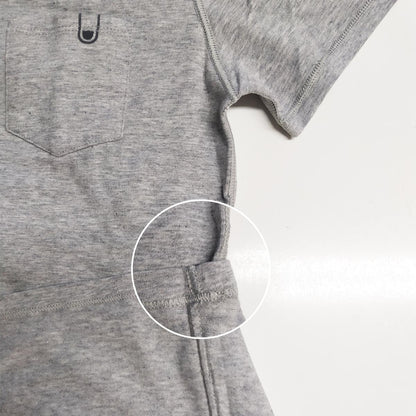 Tee-shirt doux sans couture GRIS