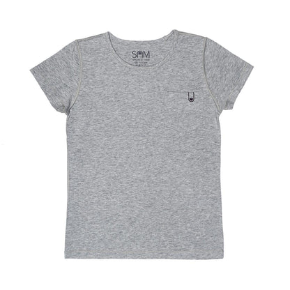 Tee-shirt doux sans couture GRIS