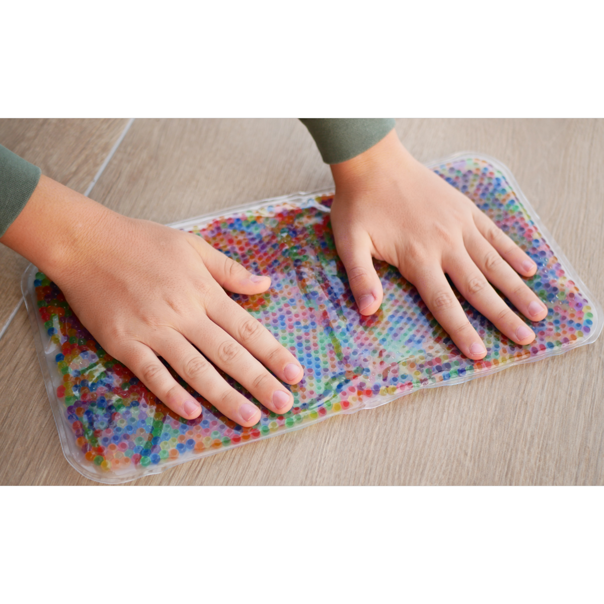 Tapis sensoriel avec perles d&