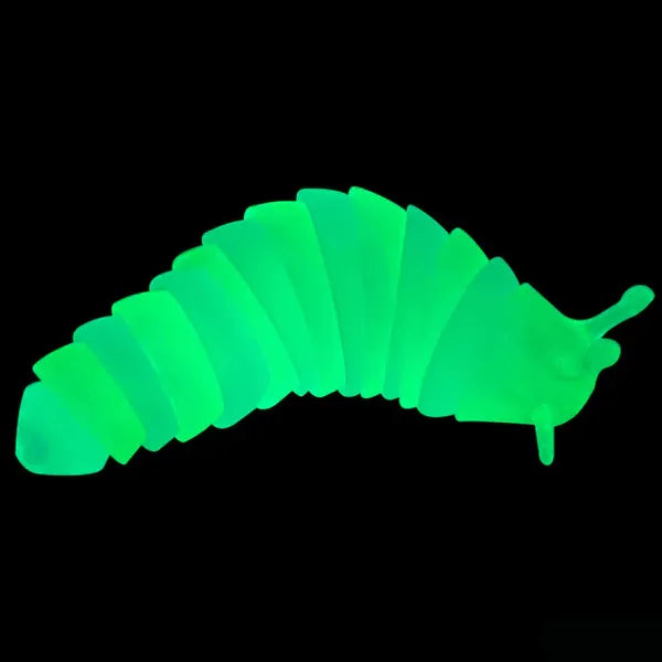 Fidget limace phosphorescent articulé