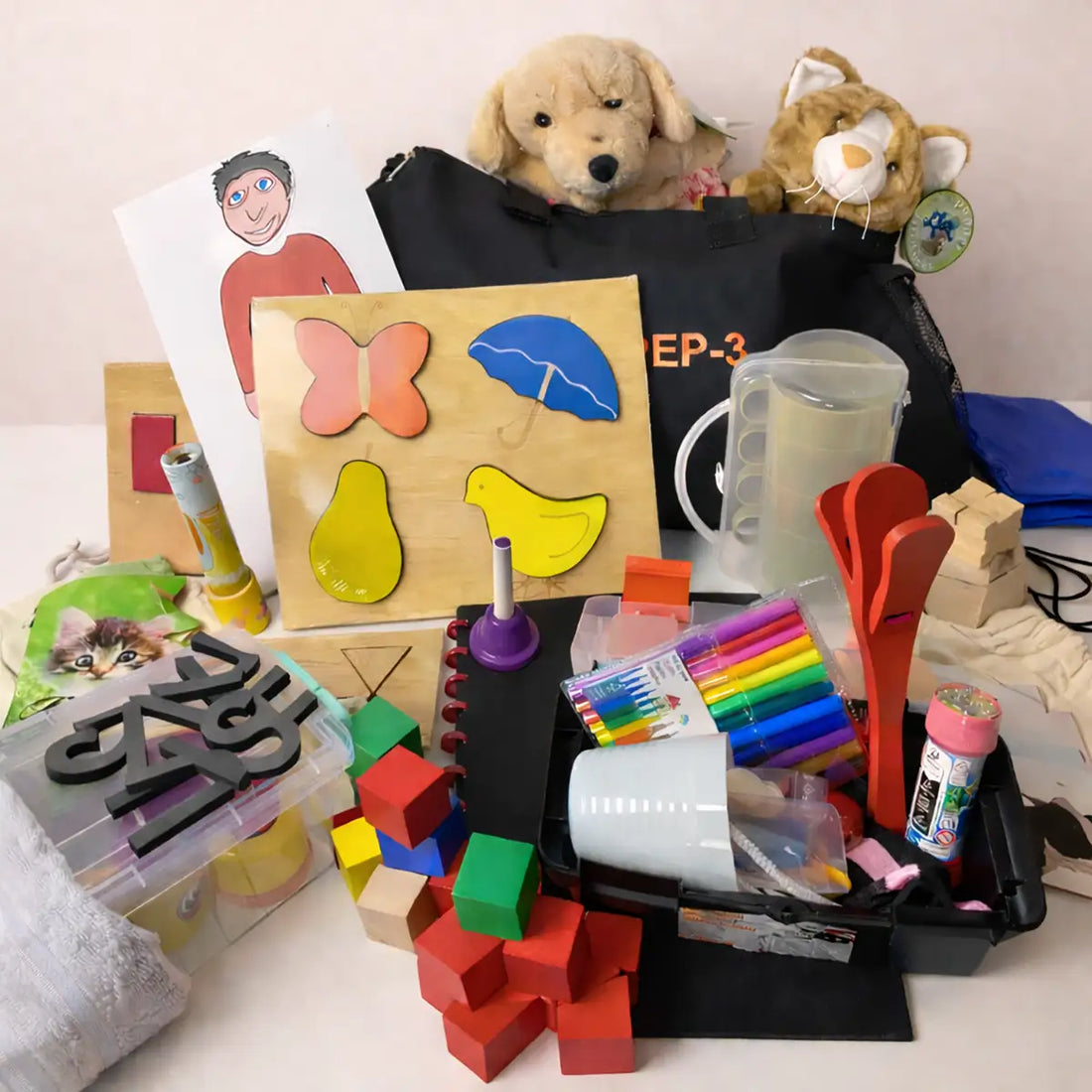 Kit du PEP-3 (matériel pour le test)