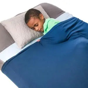 Drap housse proprioceptif pour lit simple