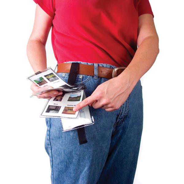 Pochette porte image livre TRANSPARENTE