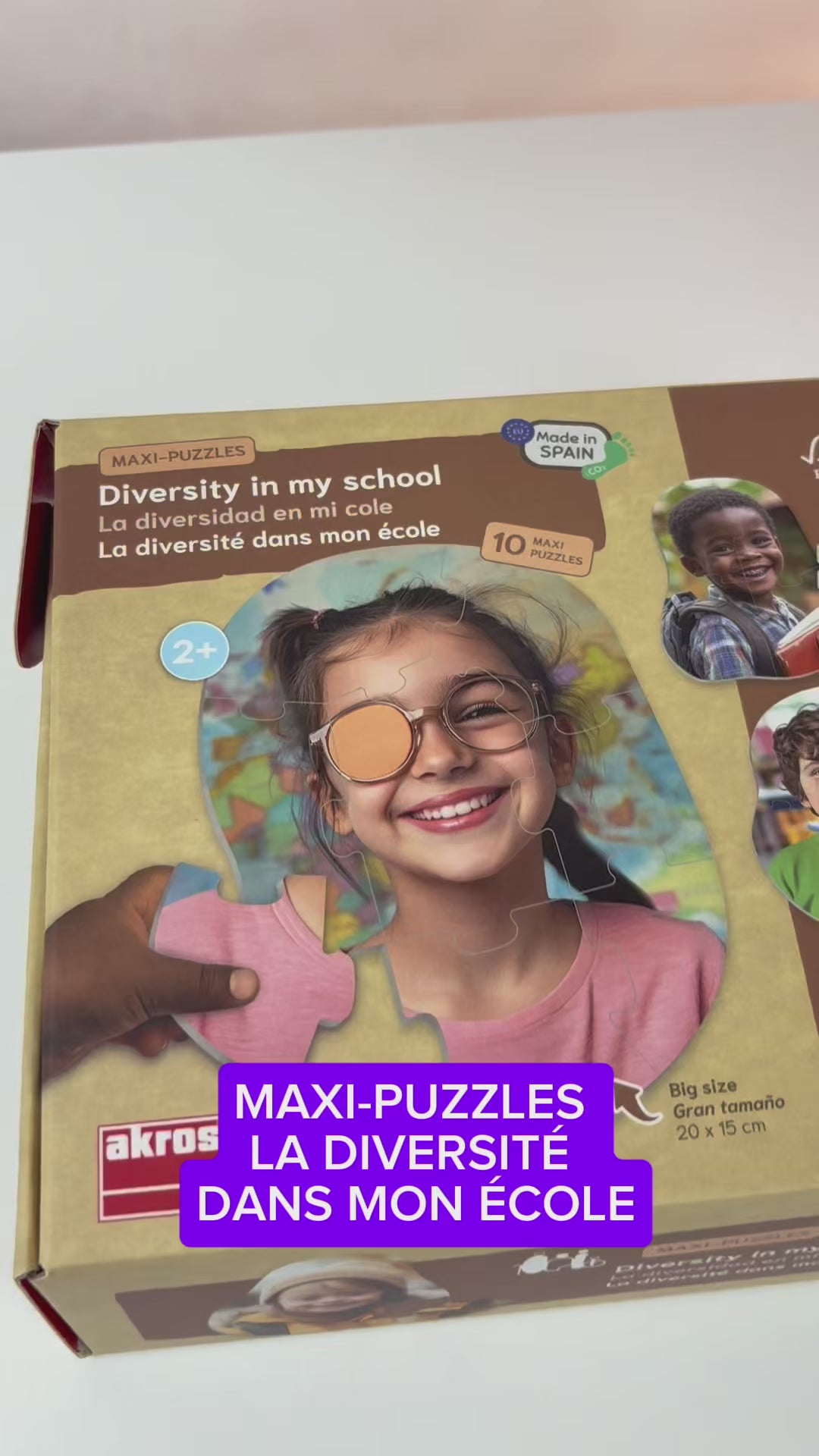 Maxi-puzzles la diversité dans mon école