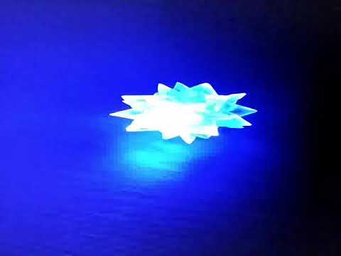 Balle cristal clignotante