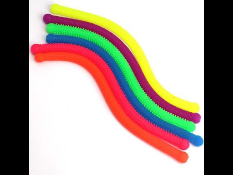 Elastiques colorés fidget TEXTURES (lot de 6)