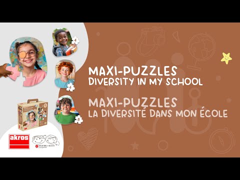 Maxi-puzzles la diversité dans mon école
