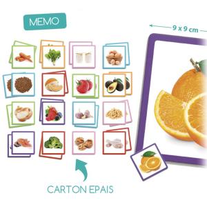 Jeu Memo les aliments sains