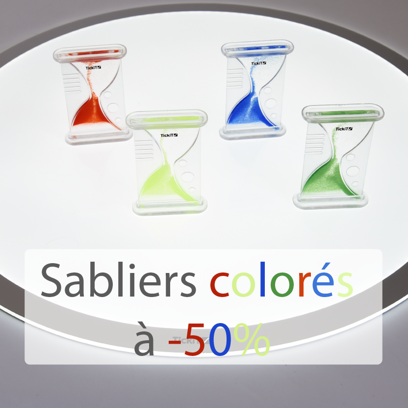 Sabliers gouttelettes colores