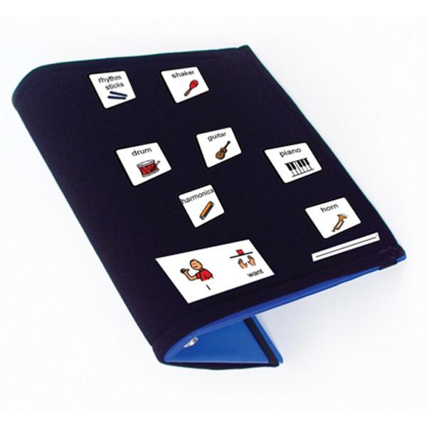 Couverture classeur Velcro pour classeur pictogrammes