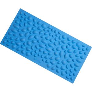 Avec son relief particulier, le tapis de galets sensoriels imite des galets de diverses tailles. Il donne  la personne qui marche dessus des entres proprioceptives au niveau des zones de rflexes plantaires. La circulation sanguine est active, favorisant ainsi la relaxation.