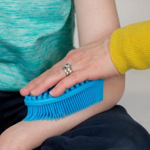 Brosse sensorielle silicone