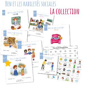 Collection Ben et les habiletés sociales Editions AFD Autisme Diffusion