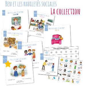 Collection Ben et les habilets sociales Editions AFD Autisme Diffusion